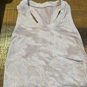 Lululemon light pink razorback tank